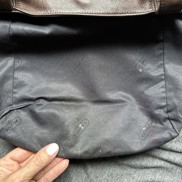 Coach L8E 4181 Lexington women's shoulder bag. Black vintage 90s - Picture 14 of 14